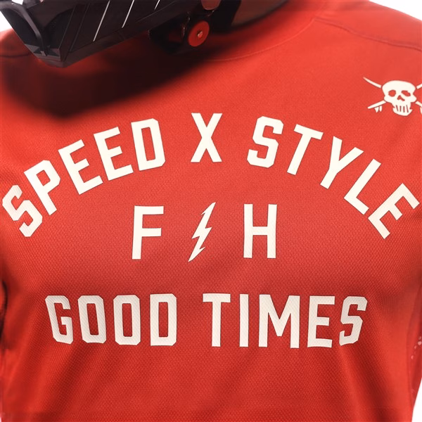 Fasthouse Sanguaro Famoso Motocross Jersey Lava Falls