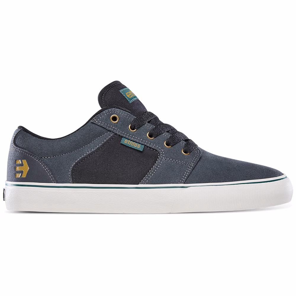 Etnies Barge LS Shoes Dark Grey/Black/Gold