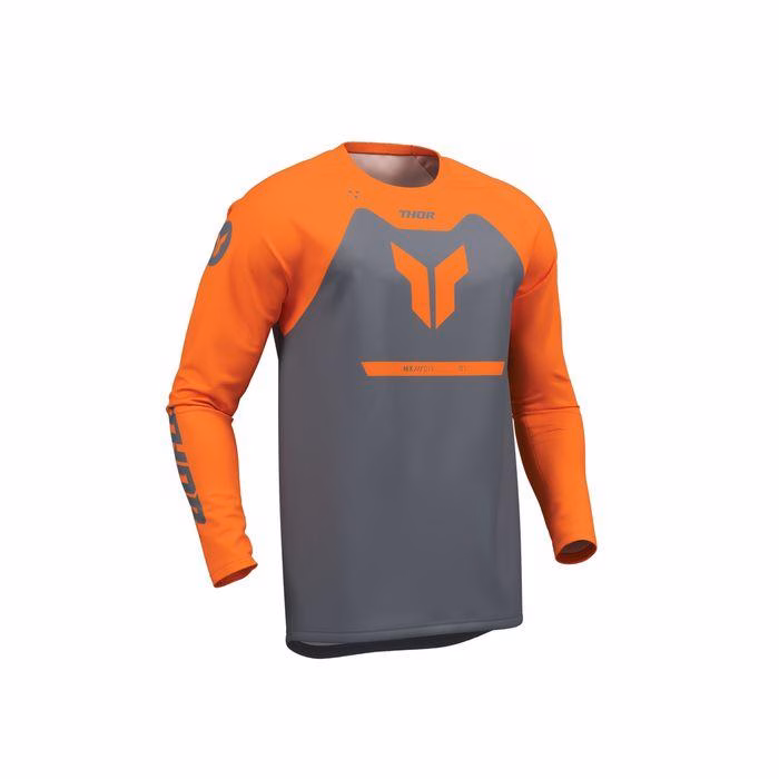 Thor MX Ridemode Menace Motocross Jersey Youth Charcoal