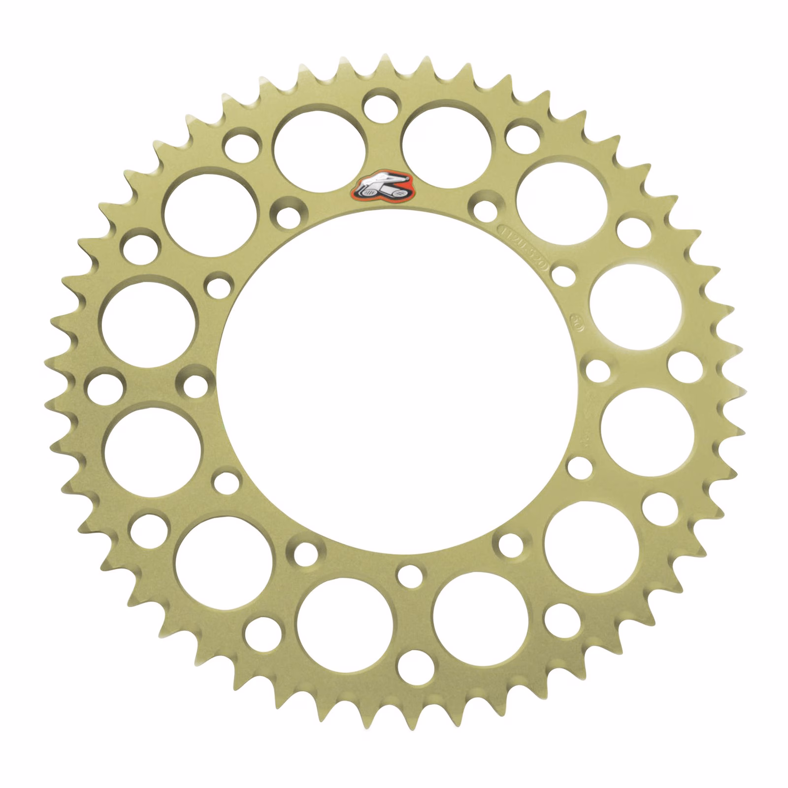 Renthal Sprocket Rear Hard Anodised 49T Alloy 7075 T6 Grooved - Image 1