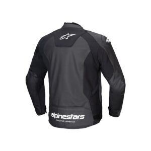 Alpinestars Faster v3 Leather Road Jacket Black/White - Image 2