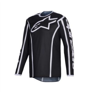 Alpinestars Fluid Apex Motocross Jersey Black/Gray - Image 1