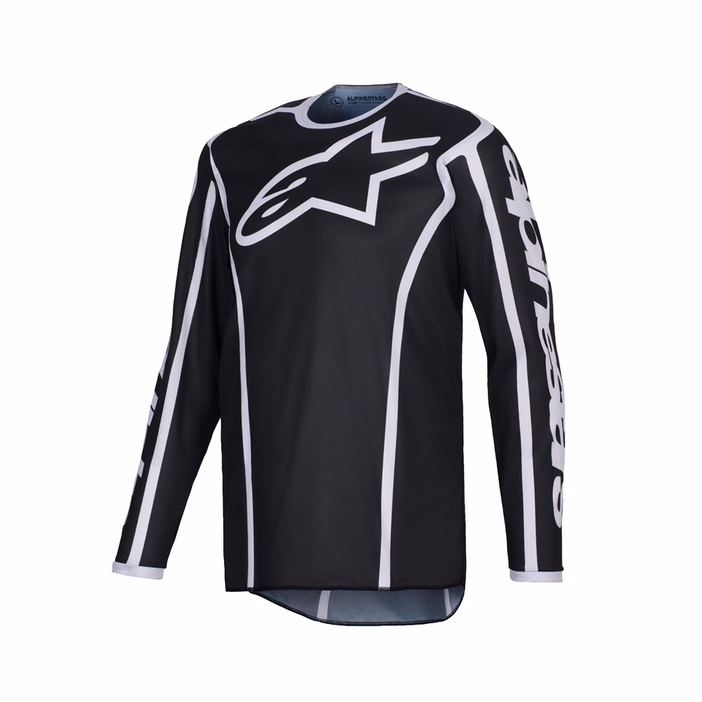 Alpinestars Fluid Apex Motocross Jersey Black/Gray