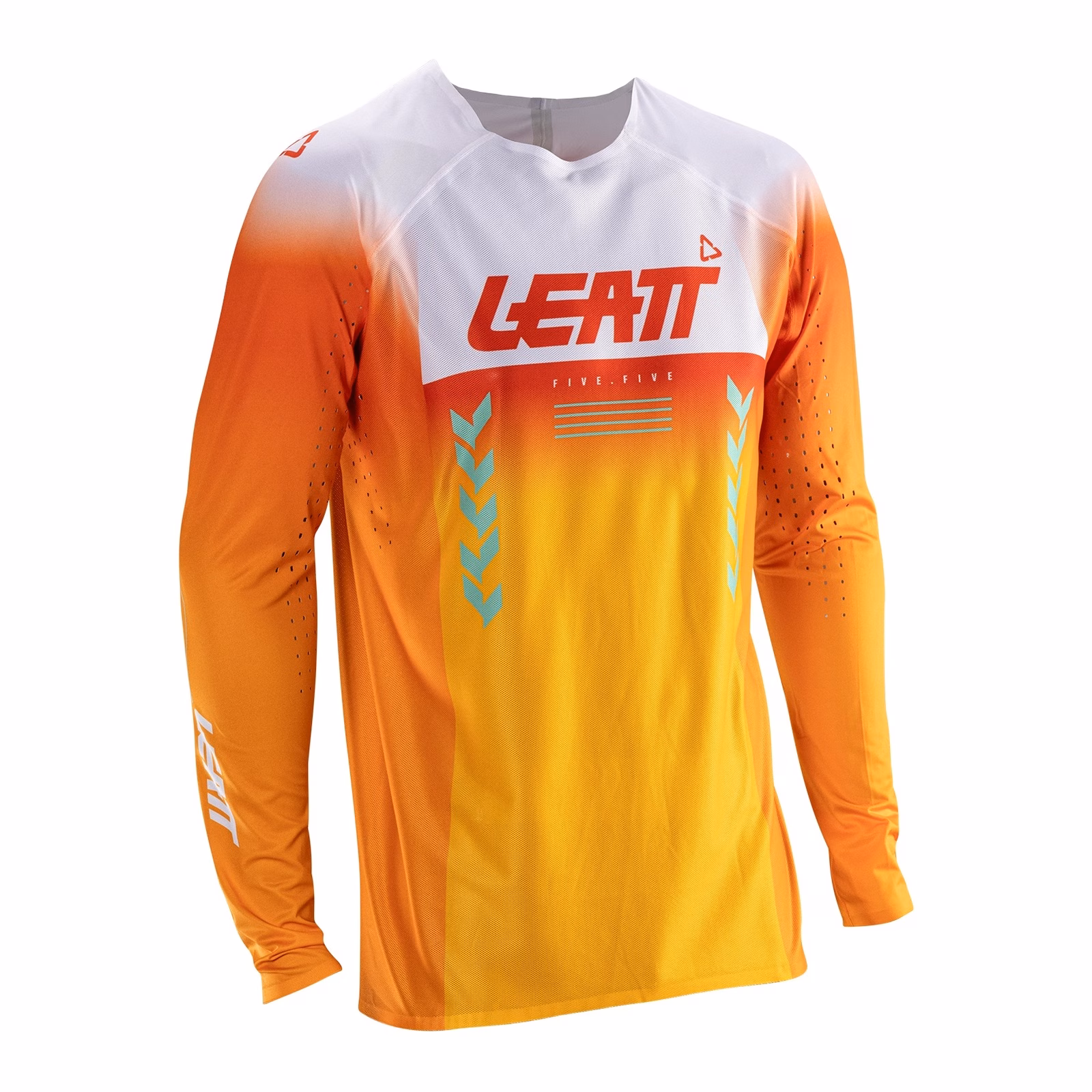 Leatt 5.5 UltraWeld Motocross Jersey Orange - Image 1