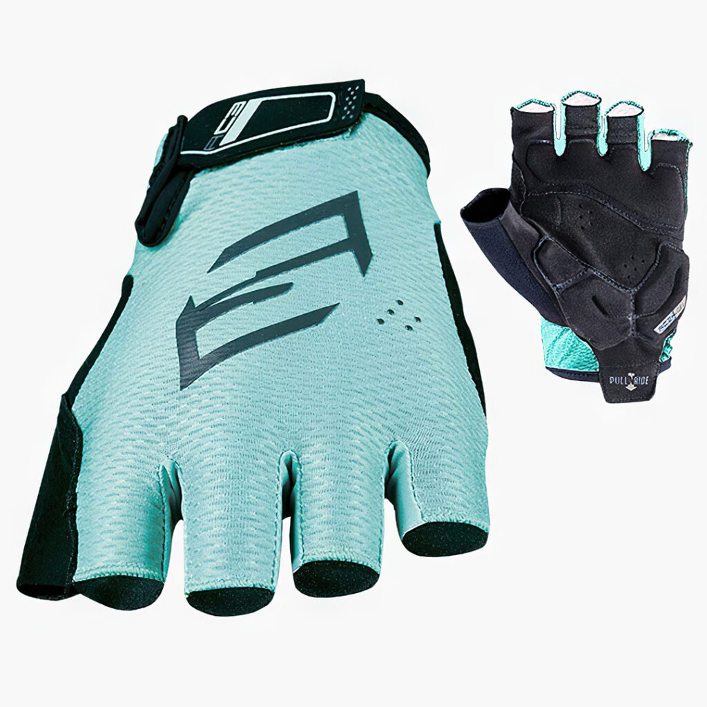 FIVE RC3 Gel Road Bike Gloves Green/Water