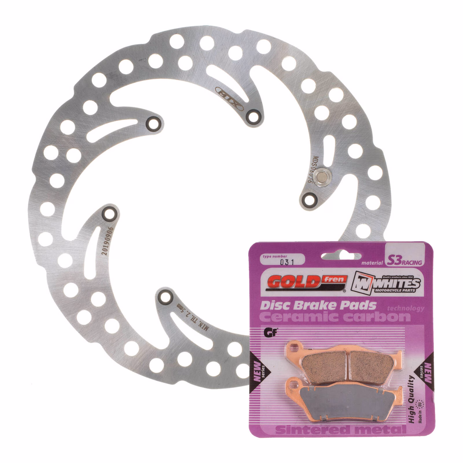 Brake Disc & Pad Front Kit - KTM 250 SX-F '05-'06 - Wave - Image 1