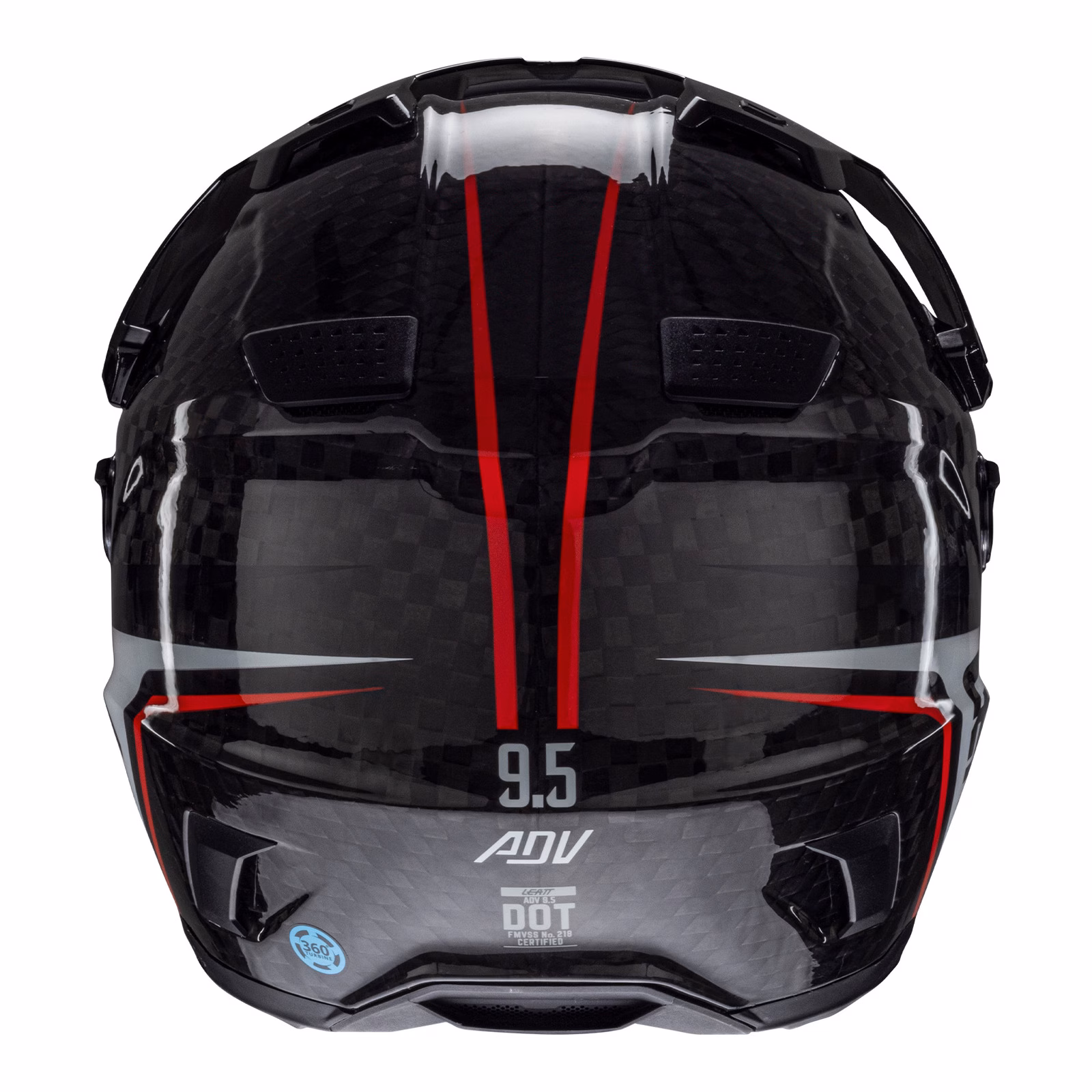 Leatt 9.5 Adventure Helmet Kit - Carbon - Image 8