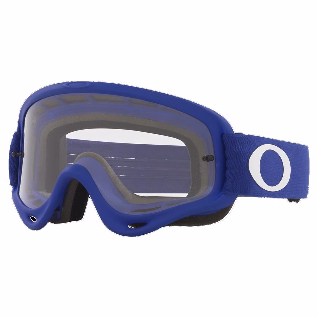 Oakley XS O-Frame Motocross Goggles Moto Blue w/Clear Lens - Image 1