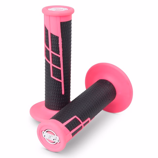 Protaper Lock On Grips 1/2 Waffle Neon