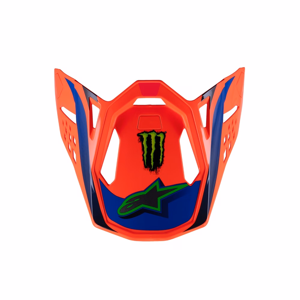 Alpinestars S-M10 Deegan Visor Orange Fluoro/Purple/Pink Gloss