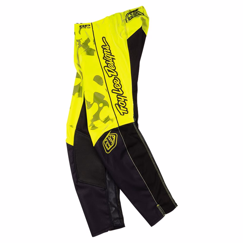 Troy Lee Designs GP Pro Blotted Motocross Pants Youth Flo Yellow