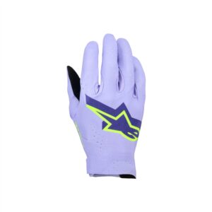 Alpinestars Supertech Motocross Gloves Lavender/Violet/Yellow Fluoro - Image 1