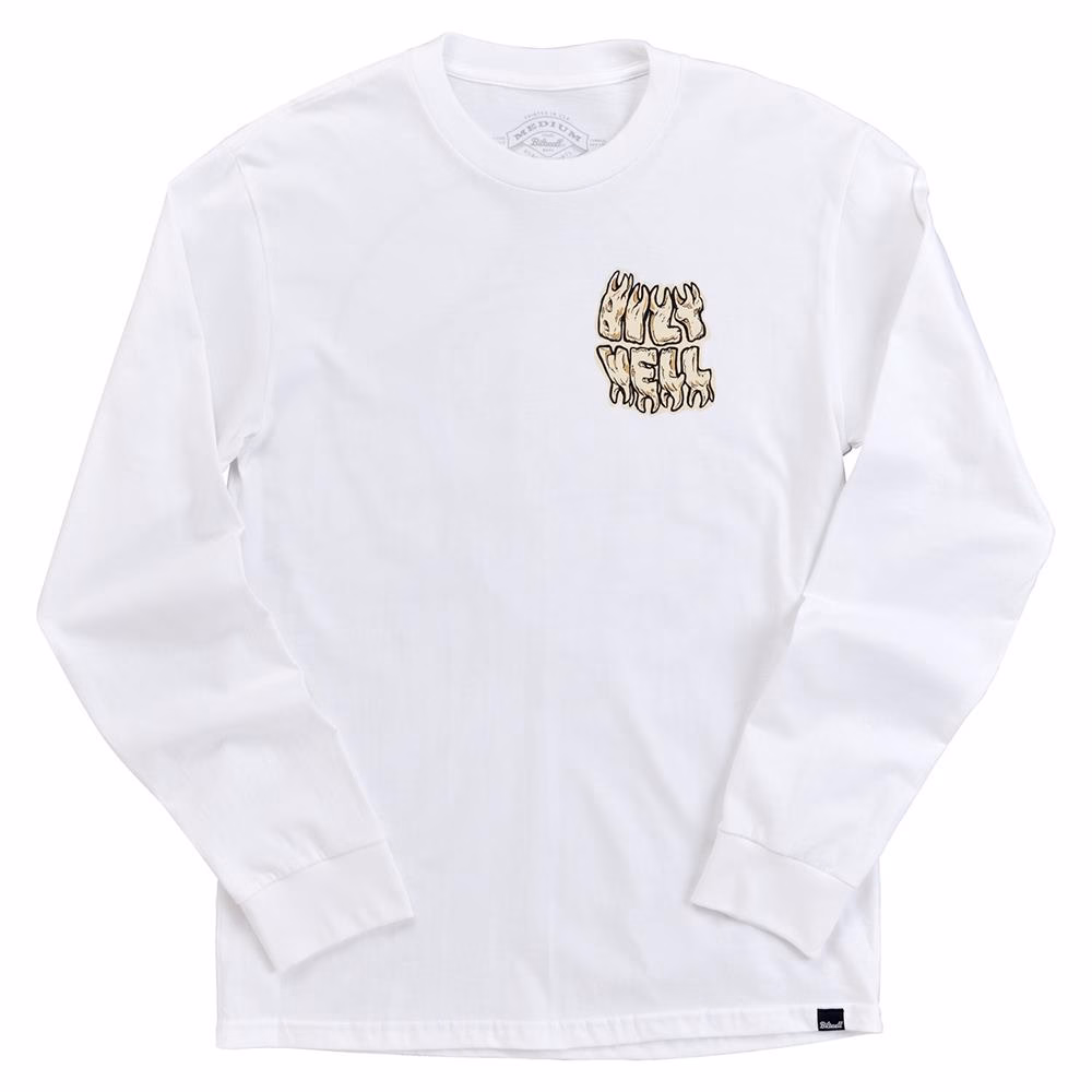 Biltwell Decay Long Sleeve Tee White