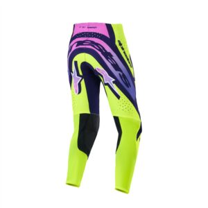 Alpinestars Supertech Vista Motocross Pants Yellow/Purple/Black - Image 2