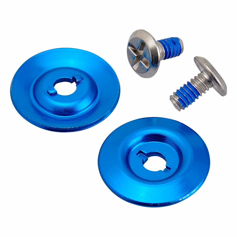 BILTWELL GRINGO S LANE SPLITTER VISOR MECHANISM SCREW/BASE [STAINLESS/BLUE] 2