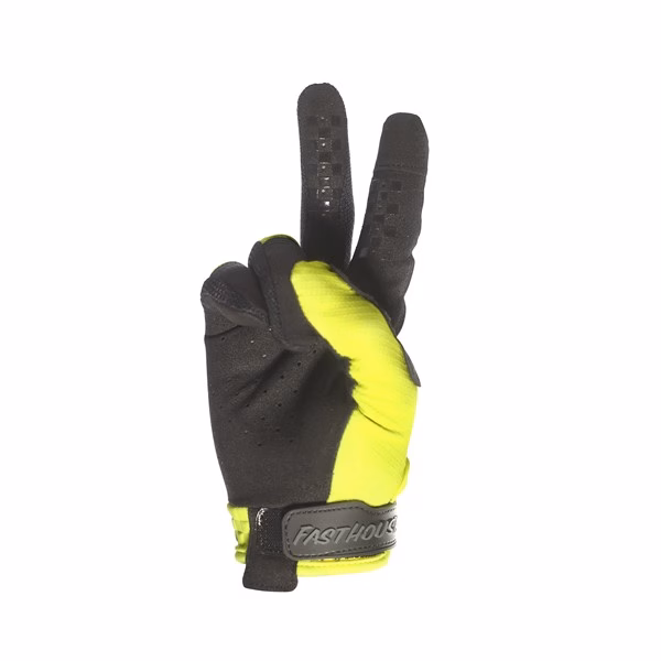 Fasthouse Elrod Hypersonic Motocross Gloves Youth High-Viz