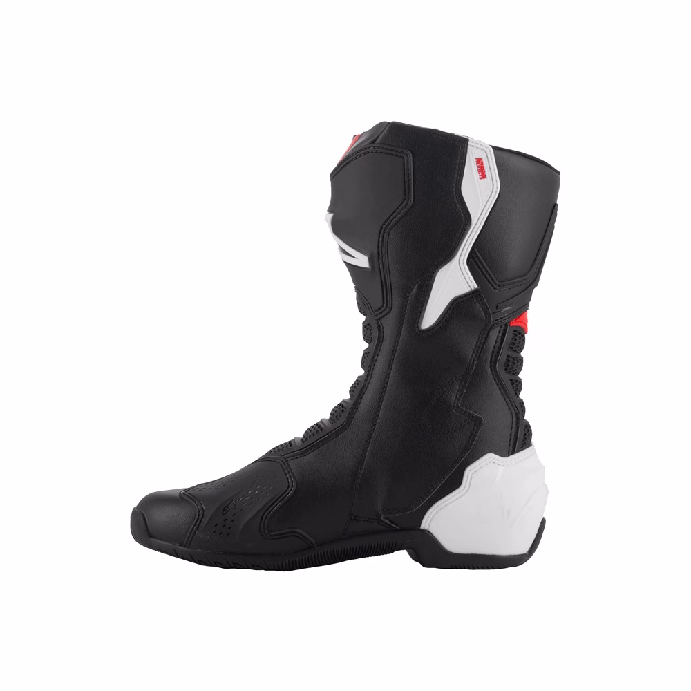 Alpinestars SMX-6 v3 Road Boots Black/White/Red Graphic