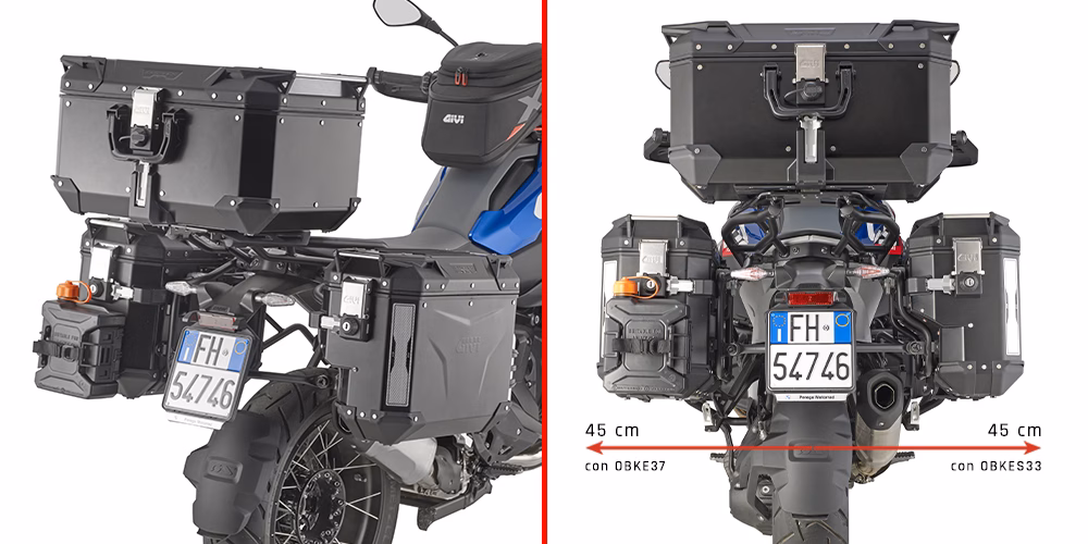 SIDE RACK ONE-FIT (OBK EVO) BMW R1300 GS '24-> (NOT/W OE PAN. MNT)
