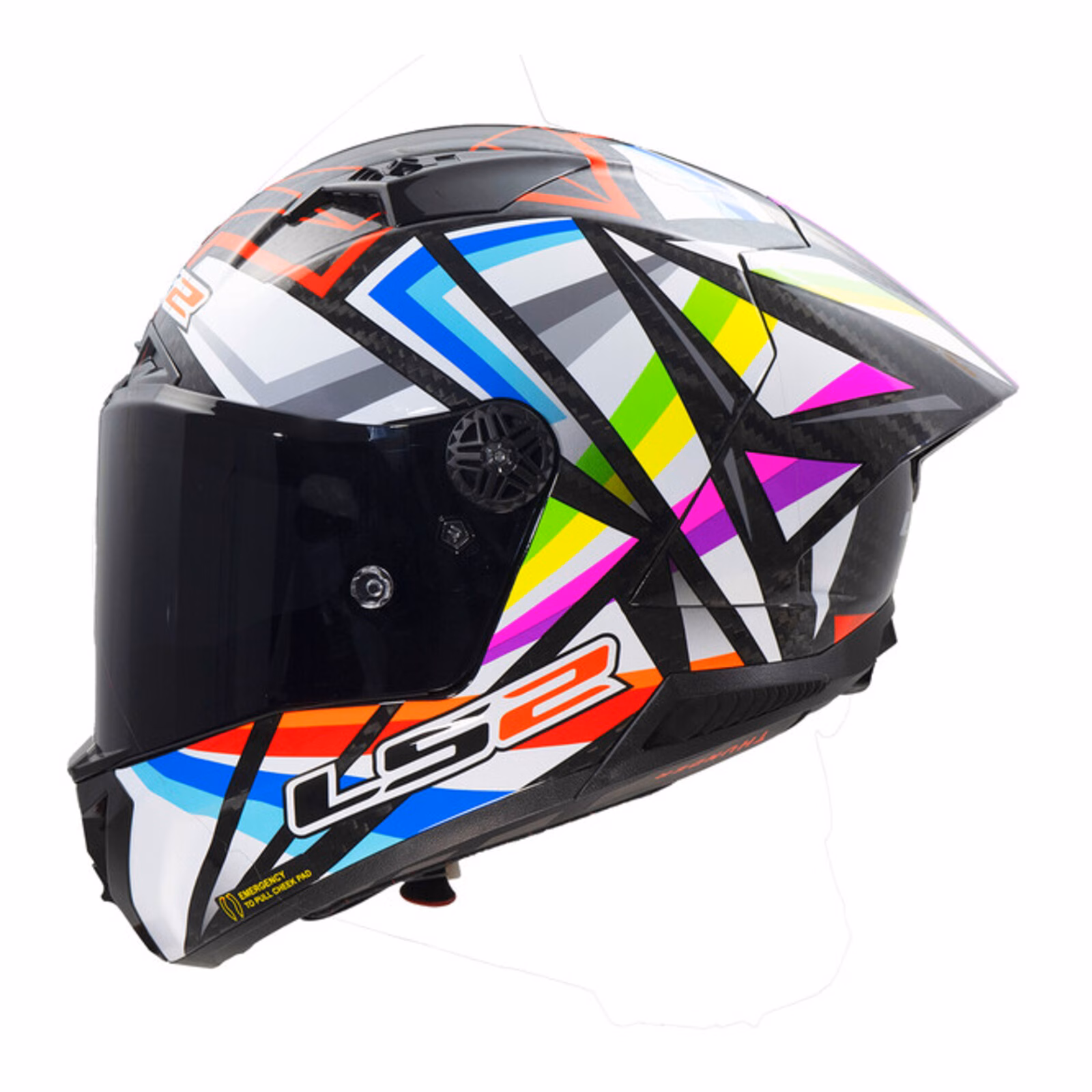 LS2 FF805C Thunder GP Aero Flash Road Helmet - Image 2