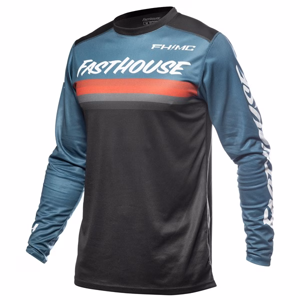 Fasthouse Carbon Force Motocross Jersey Teal
