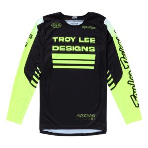 Troy Lee Designs GP Pro Segment Motocross Jersey Black/Flo Yellow - Image 1
