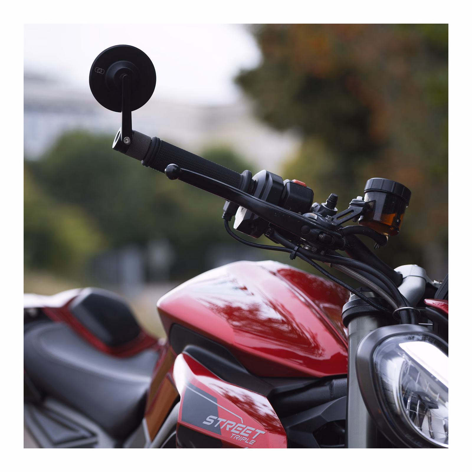 Oxford Circle 360 Bar End Mirror - Image 6