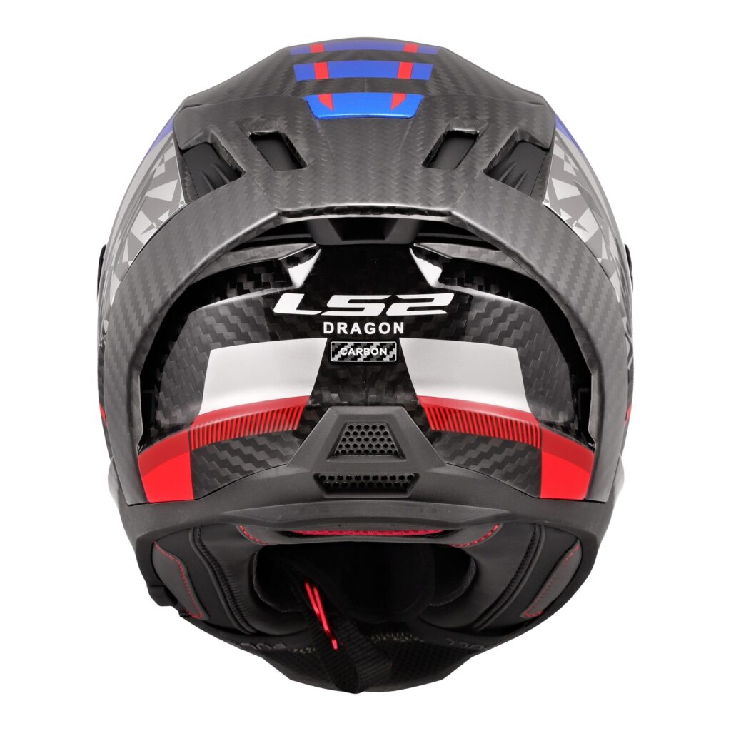 LS2 FF807 Dragon Road Helmet Trax Blue/Red/Carbon
