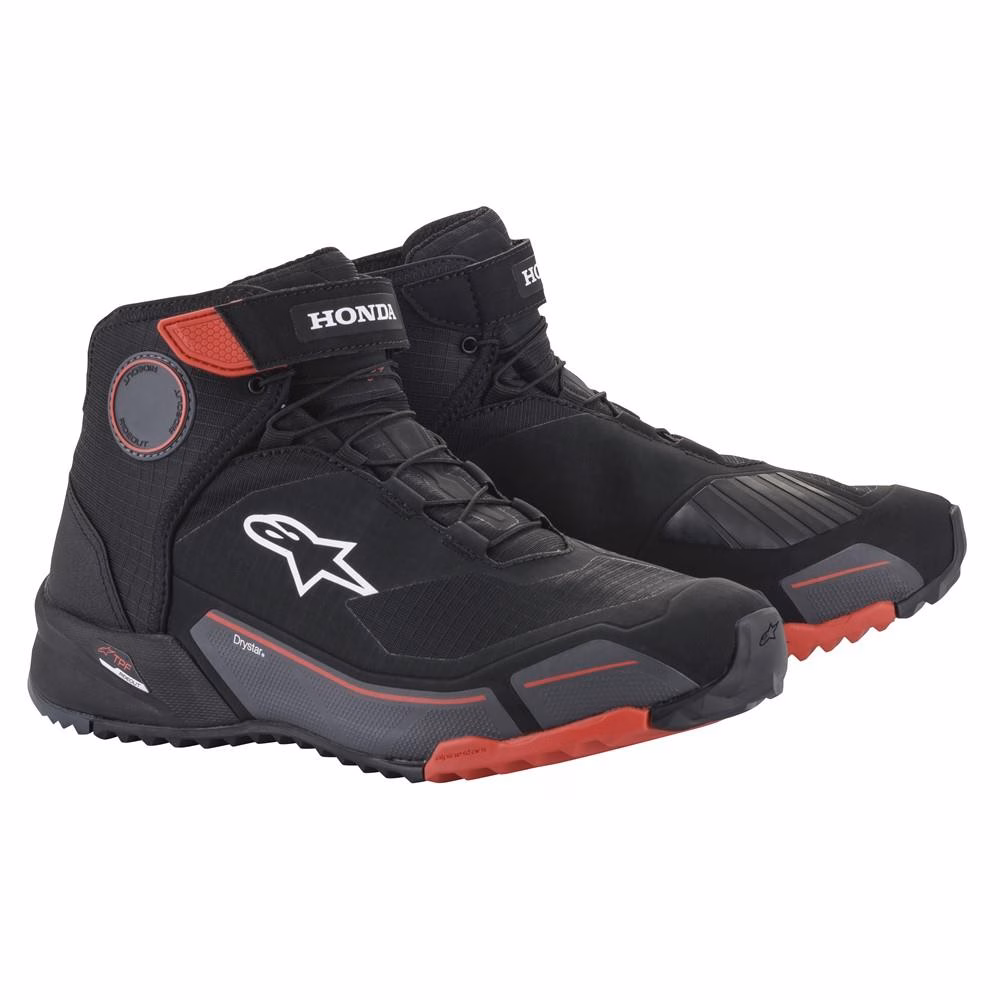 Alpinestars Honda CR-X Drystar Riding Shoes Black/Red/Gray