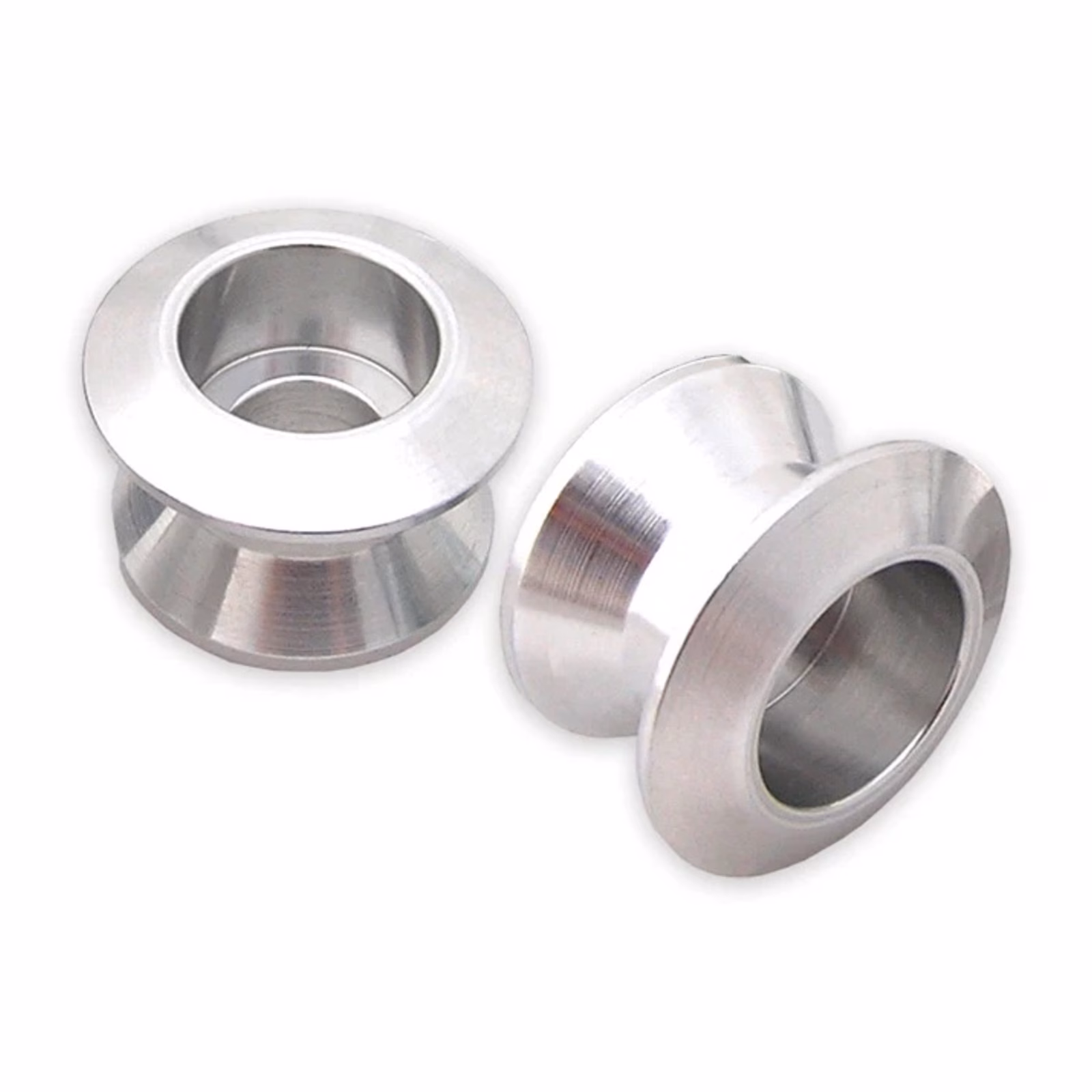 Bolt Swingarm Spools - Silver Universal - Image 1