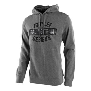 Troy Lee Designs Factory Pullover Hoodie Heather Grey - Image 2