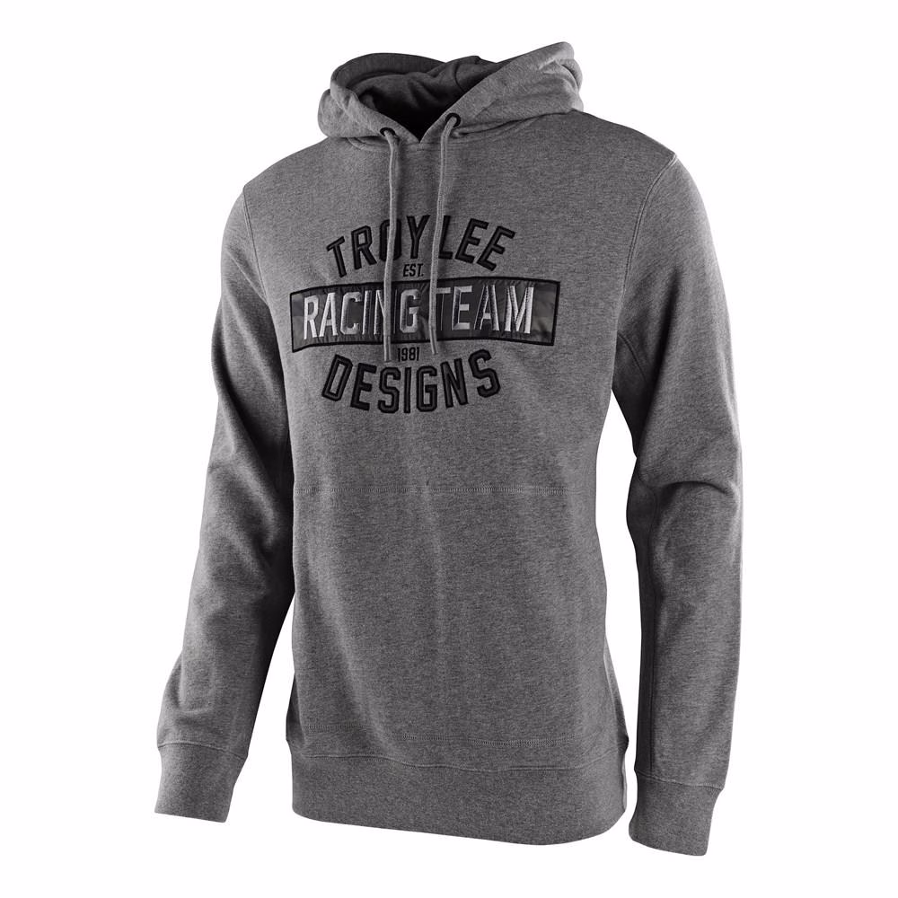 Troy Lee Designs Factory Pullover Hoodie Heather Grey