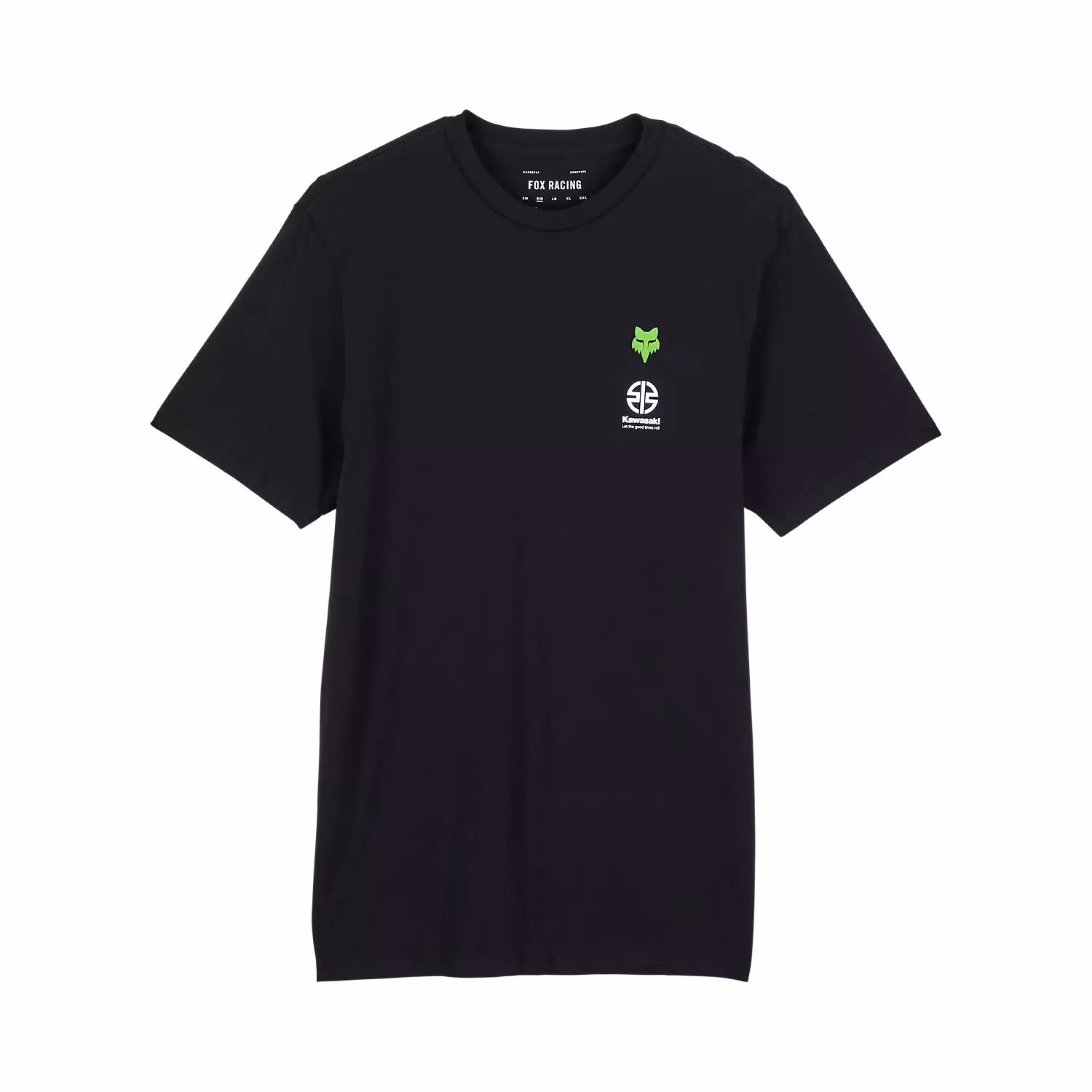 Fox x Kawasaki II Premium Tee Black - Image 1