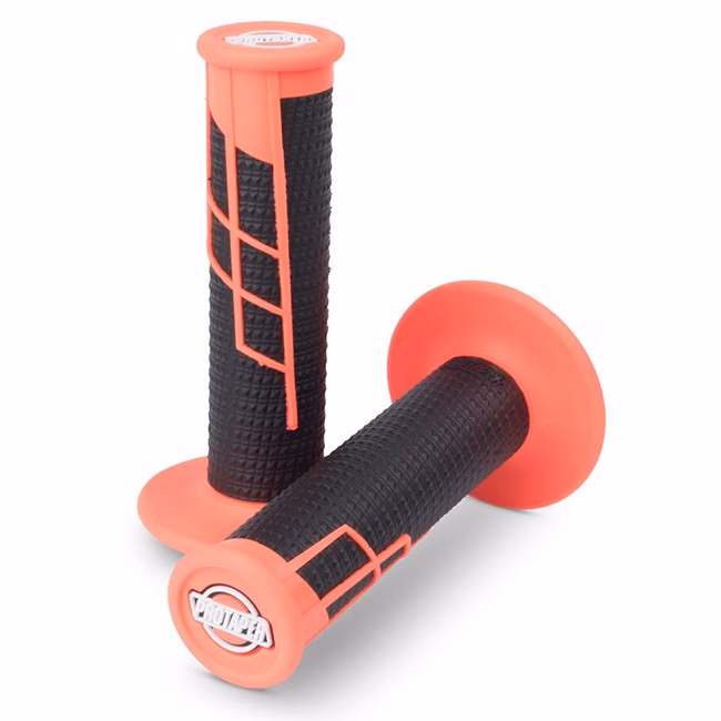 Protaper Lock On Grips 1/2 Waffle Neon