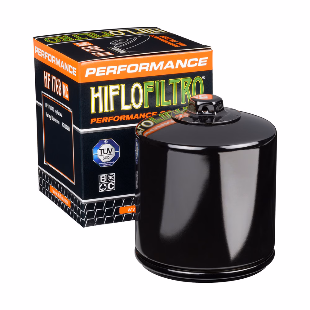 HF176BRC Black Performance Oil Filter TUV Approved Hiflo
