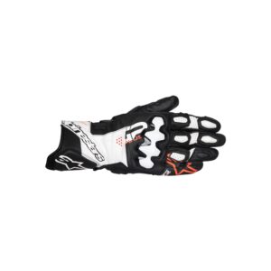 Alpinestars GP Plus R v3 Gloves Black/White/Red Fluoro - Image 1