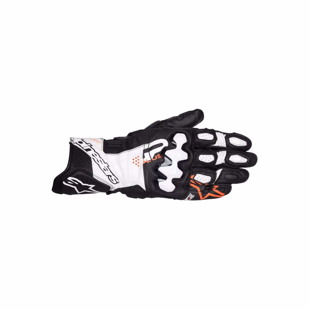 Alpinestars GP Plus R v3 Gloves Black/White/Red Fluoro