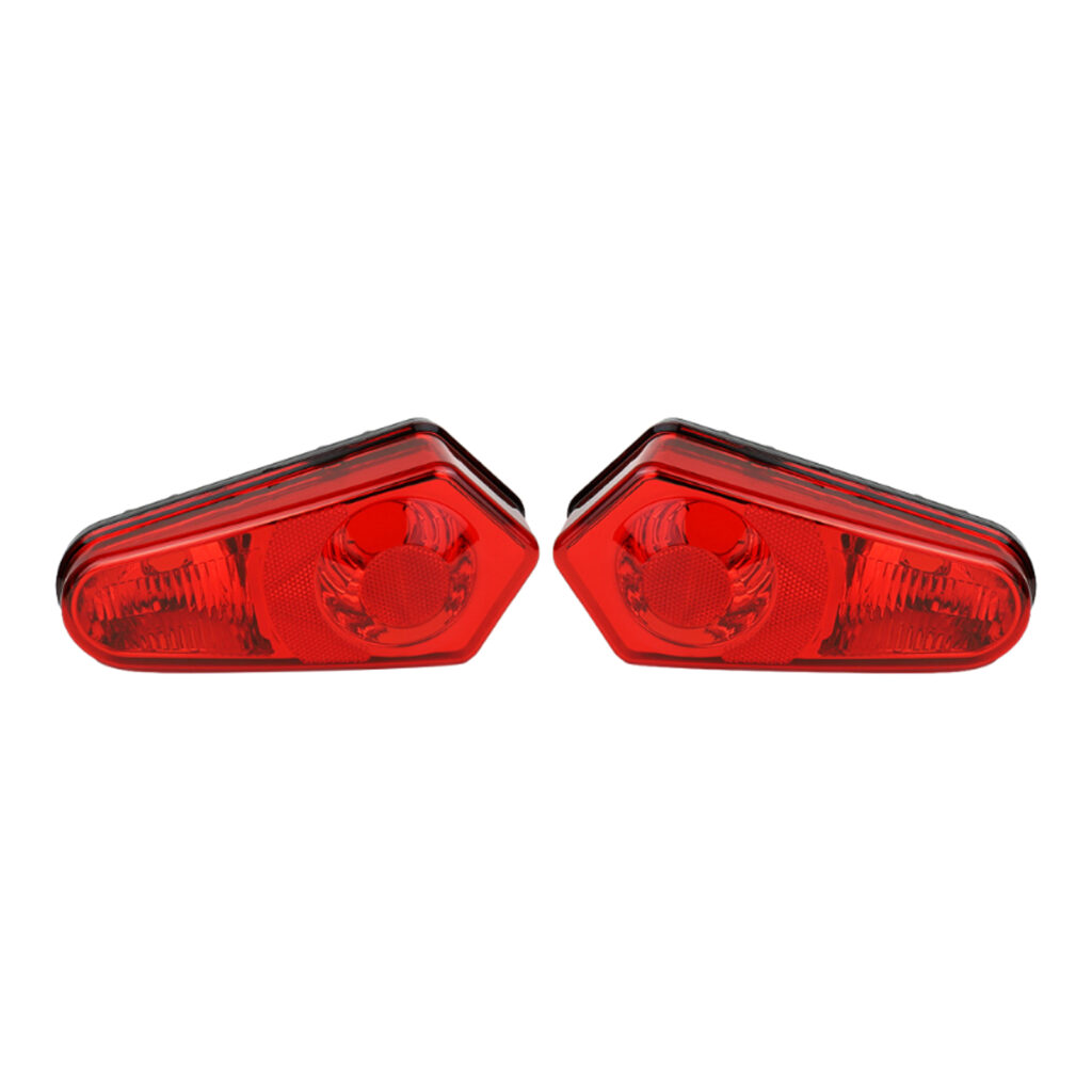 Whites Tail Light Lens Only Polaris (Replaces 241153 and 241154)