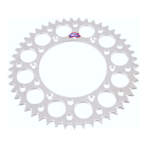 Renthal Sprocket Rear Silver 48T Alloy 7075 T6 Grooved - Image 2