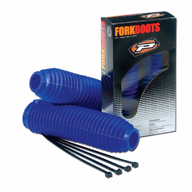 Short Fork Boots Blue 37mm Dia x 48mm Dia x 275mm long ProGrip