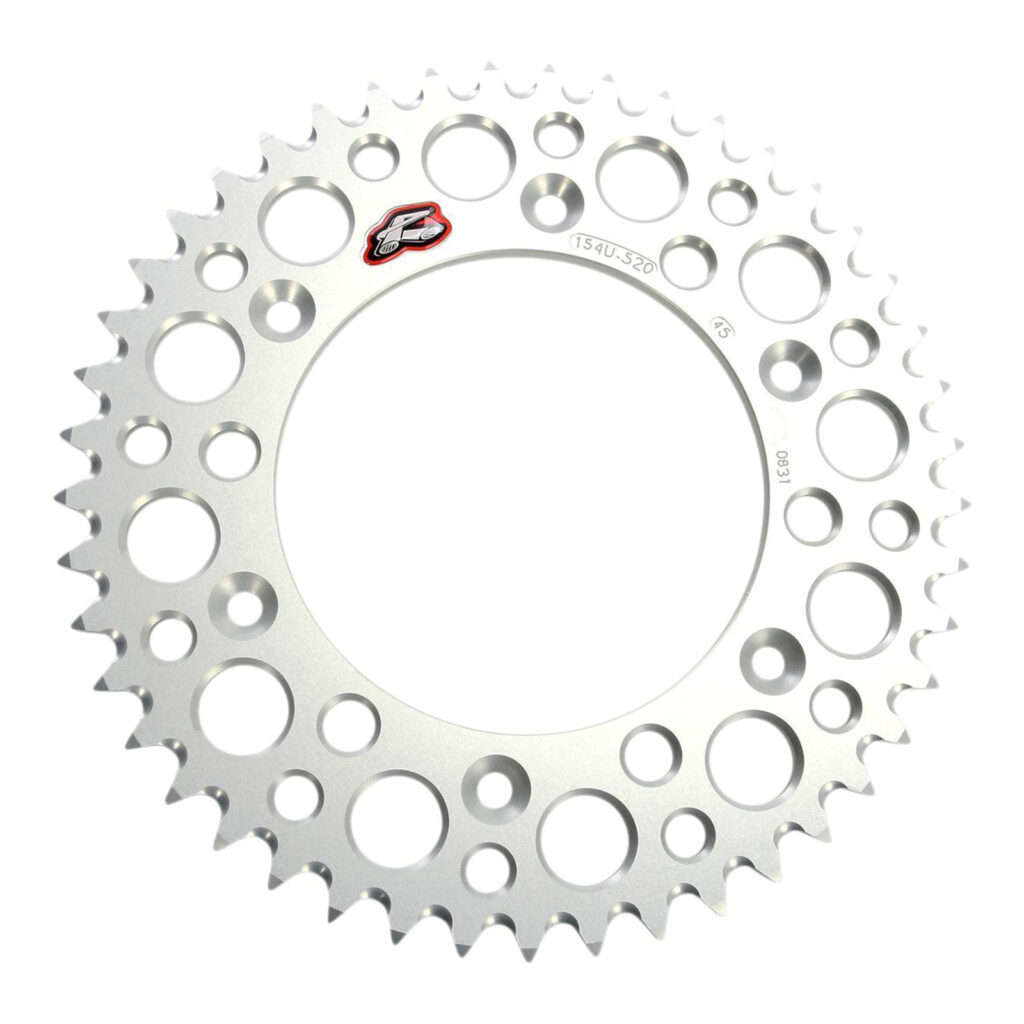 Renthal Sprocket Rear Silver 46T Alloy 7075 T6 Grooved Honda