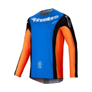 Alpinestars Techstar Melt Motocross Jersey Orange/Blue - Image 1