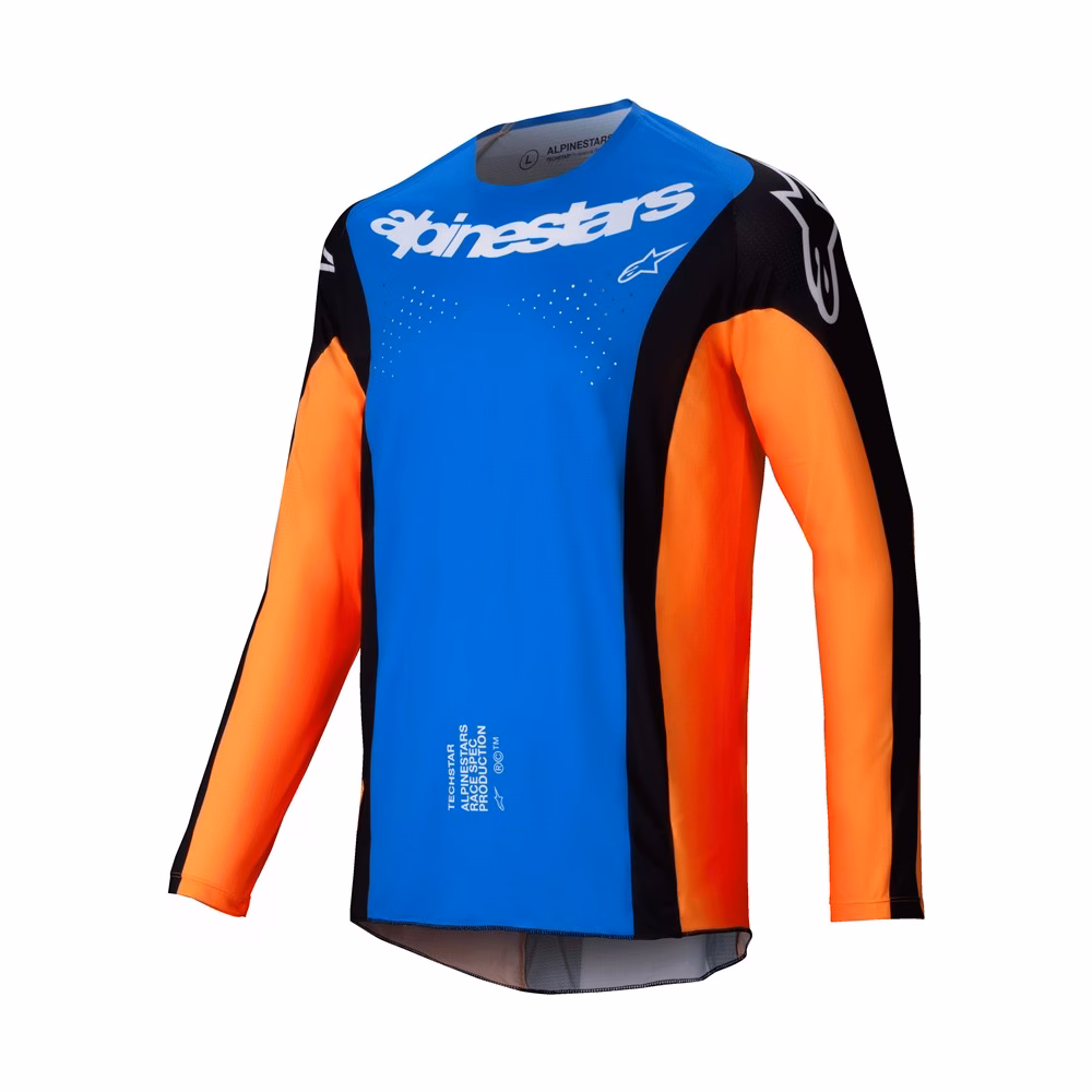 Alpinestars Techstar Melt Motocross Jersey Orange/Blue