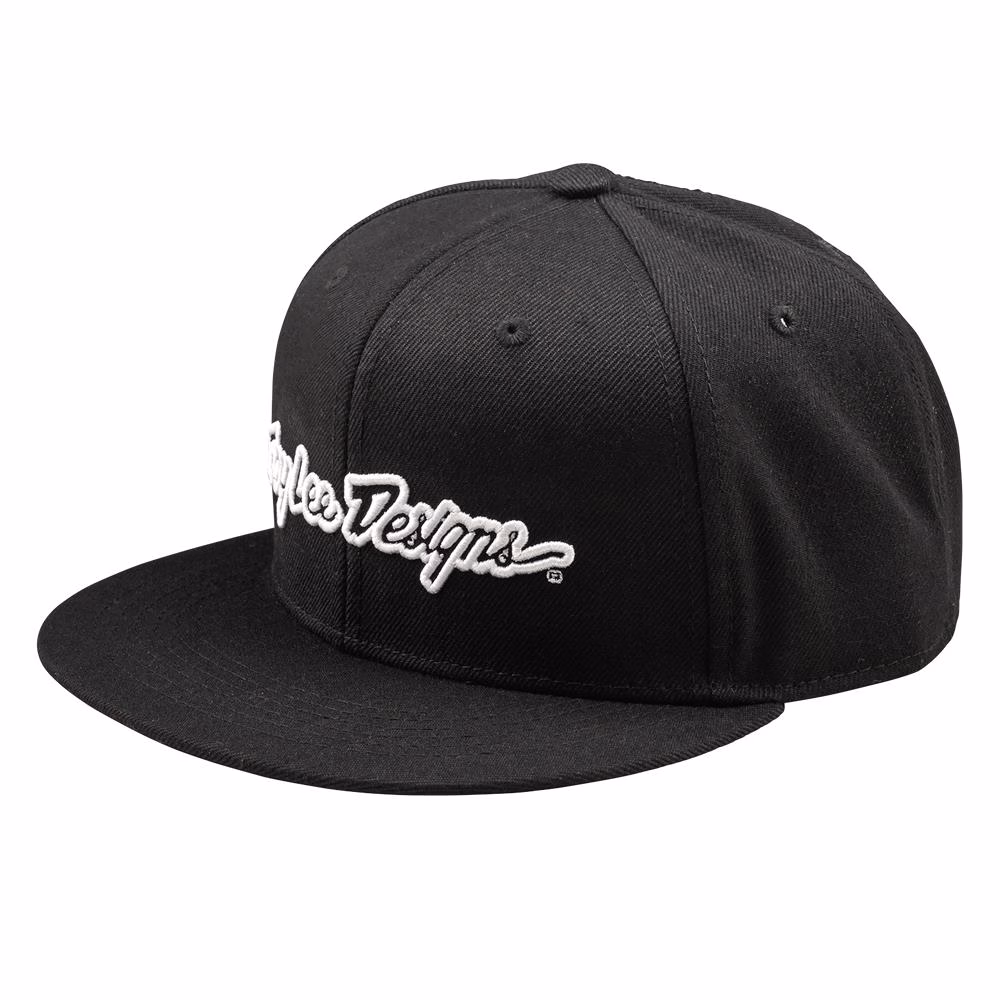 Troy Lee Designs Signature Snap Back Cap Black