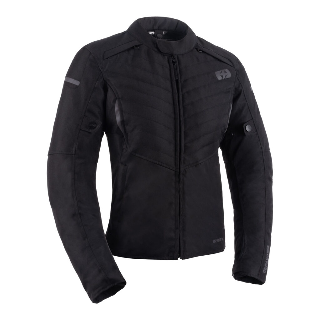 Oxford Valencia 3.0 Waterproof Dry2Dry Women's Textile Road Jacket - Black