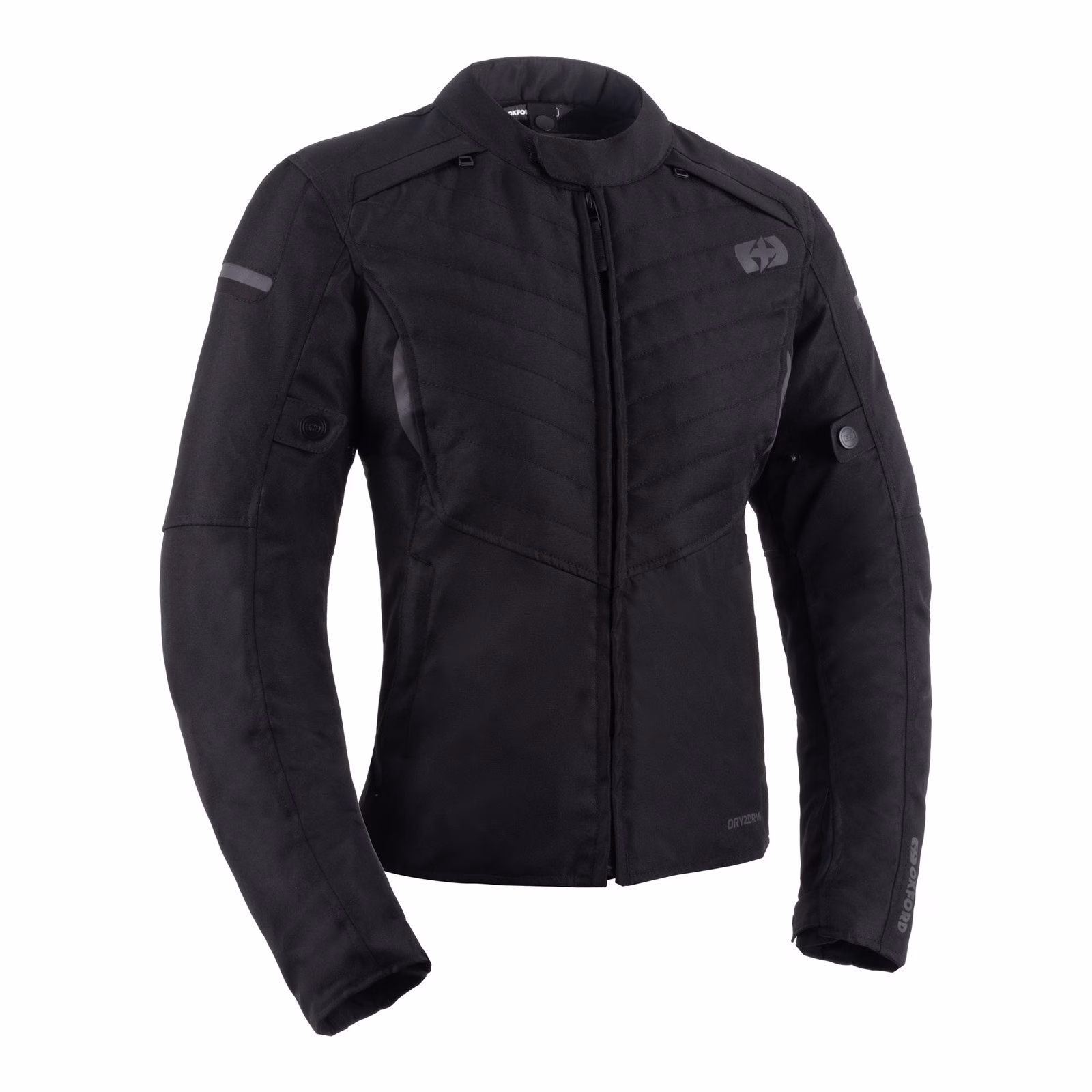 Oxford Valencia 3.0 Waterproof Dry2Dry Women's Textile Road Jacket - Black - Image 1