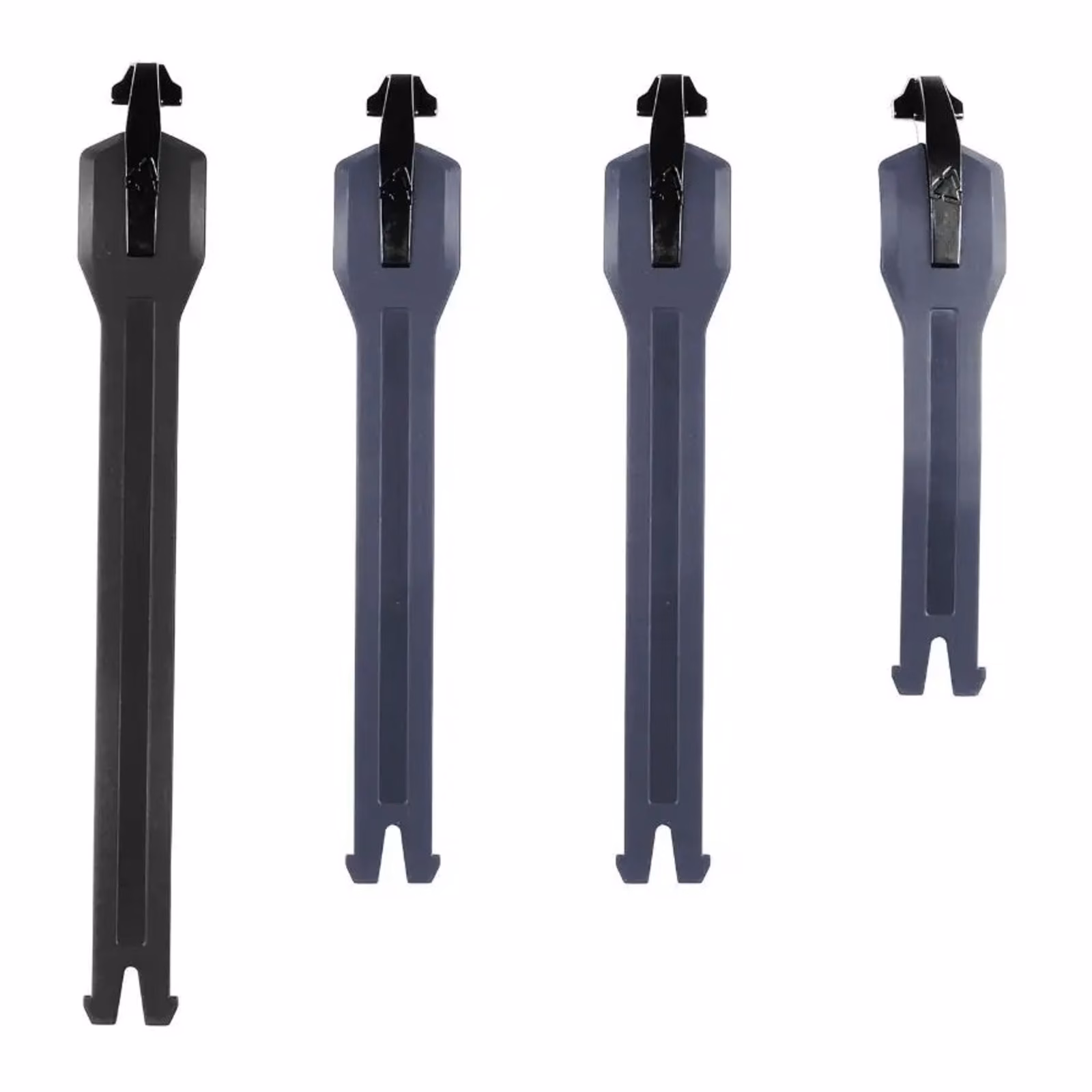 Leatt 4.5 Strap Kit - Graphene / Black (4 pcs) - Image 1