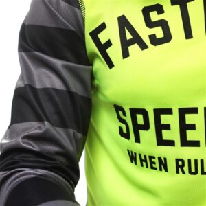 Fasthouse Carbon Eternal Motocross Jersey High-Viz/Black - Image 4
