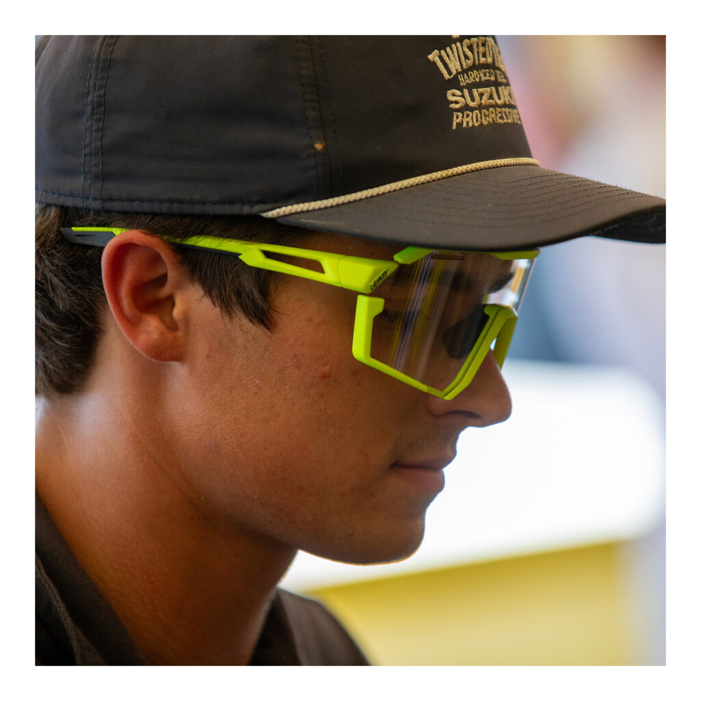 Leatt Rideviz Pro Sunglasses - Neon Yellow Iriz Cryztal Red (13 VLT)