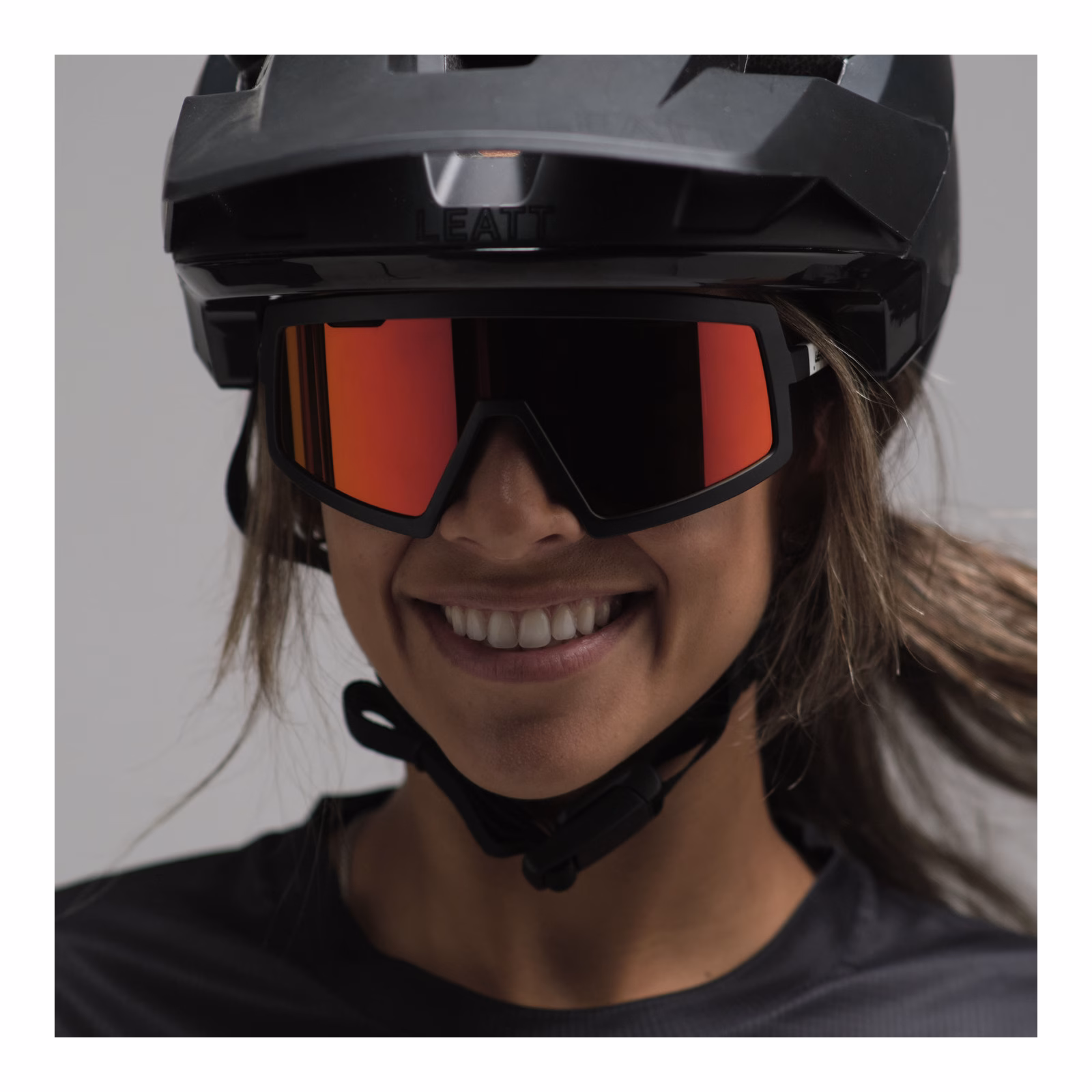 Leatt Madviz One Sunglasses - Black / White Iriz Red (15 VLT) - Image 8