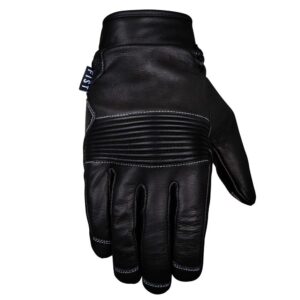 Fist Road Warrior Full Grain Leather Road Gloves Black - Image 3